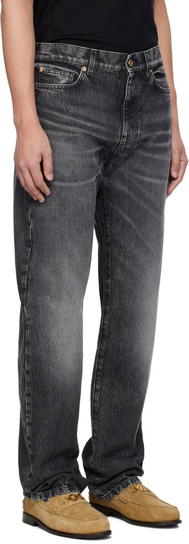 Kavbojke Versace Versace Stonewashed Jeans Črna | 1018911_1A13597, 1