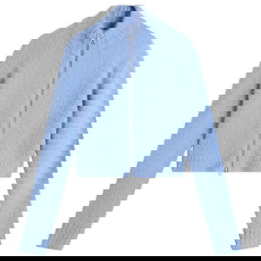 Pleteni pulover Samsoe Samsoe Sajeanne Cropped Zip Cardigan Modra | F24400072-164020TCX, 0