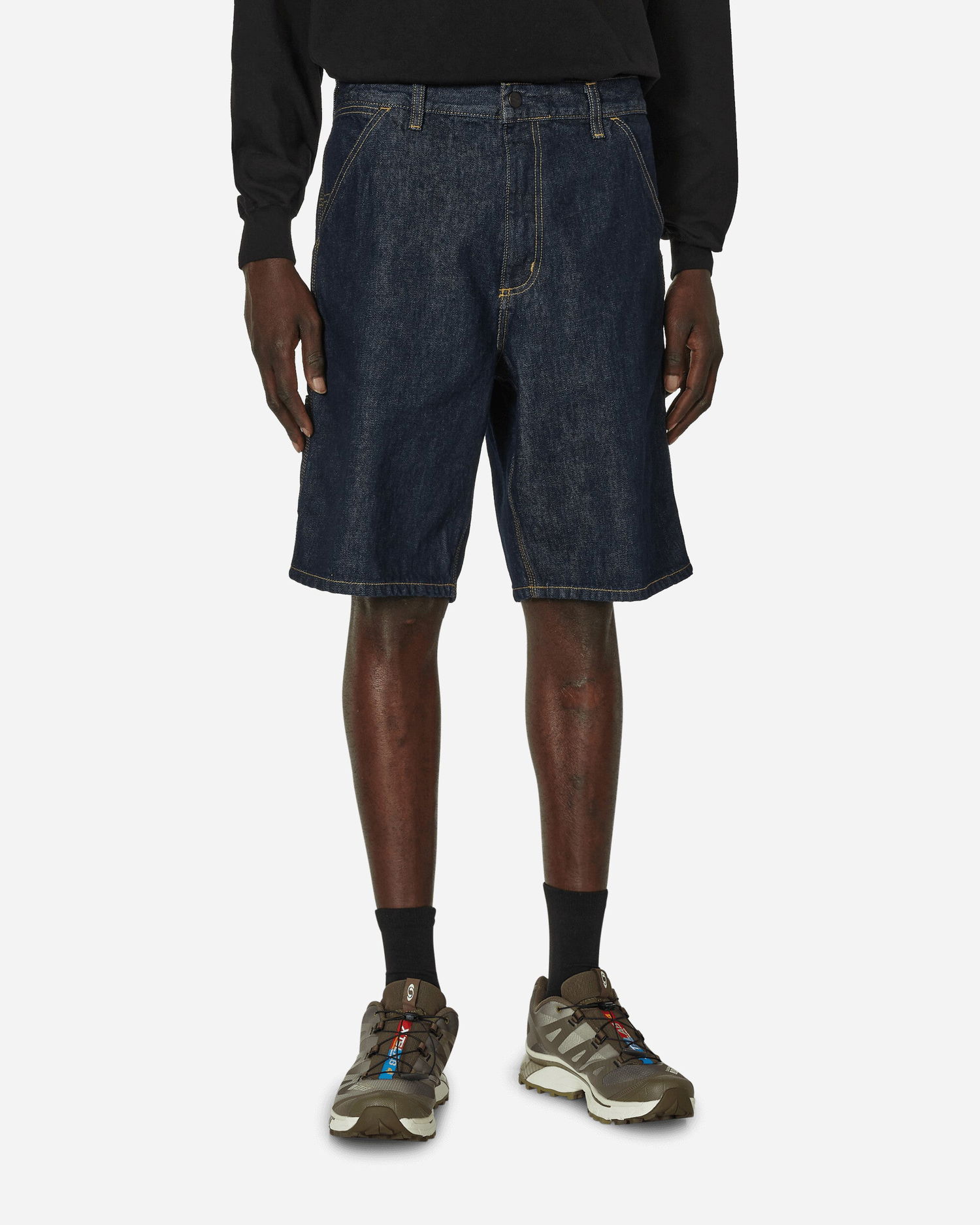 Kratke hlače Carhartt WIP Single Knee Short Blue Modra | I032026 0102, 1