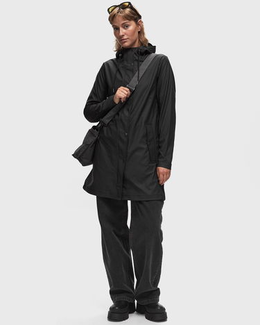 Dežni plašč Samsoe Samsoe Samsøe & Samsøe SASTALA Hooded Windbreaker Jacket, Size M Črna | F10000039-BLACK, 1