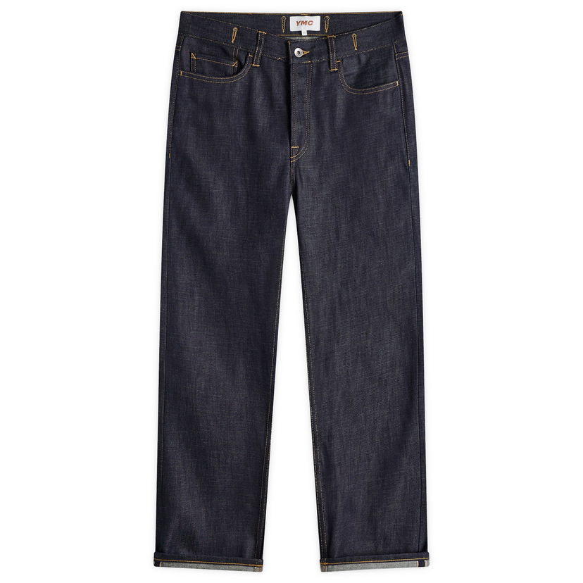 Kavbojke YMC Tearaway Jeans Modra | P4AZA-40