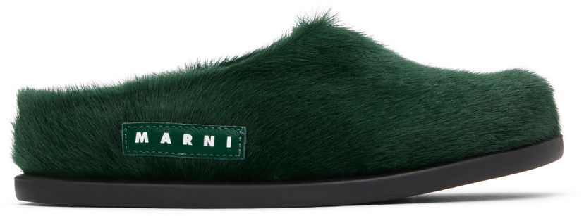 Superge in čevlji Marni Marni Fussbett Sabot Mules Zelena | 75333