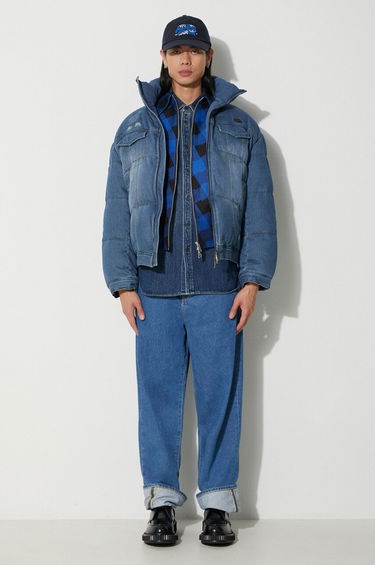 Bomber jakna ADER ERROR Tenit Checkered Jacket Modra | BMADFWJK1001, 1