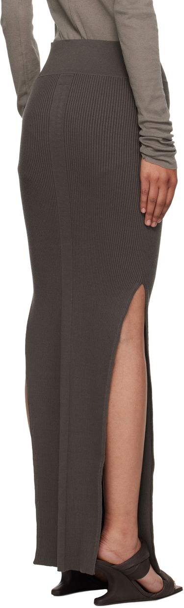 Krila Rick Owens Rick Owens Concordians Sacriskirt Midi Skirt Siva | RP02E4619 RIBVI, 2