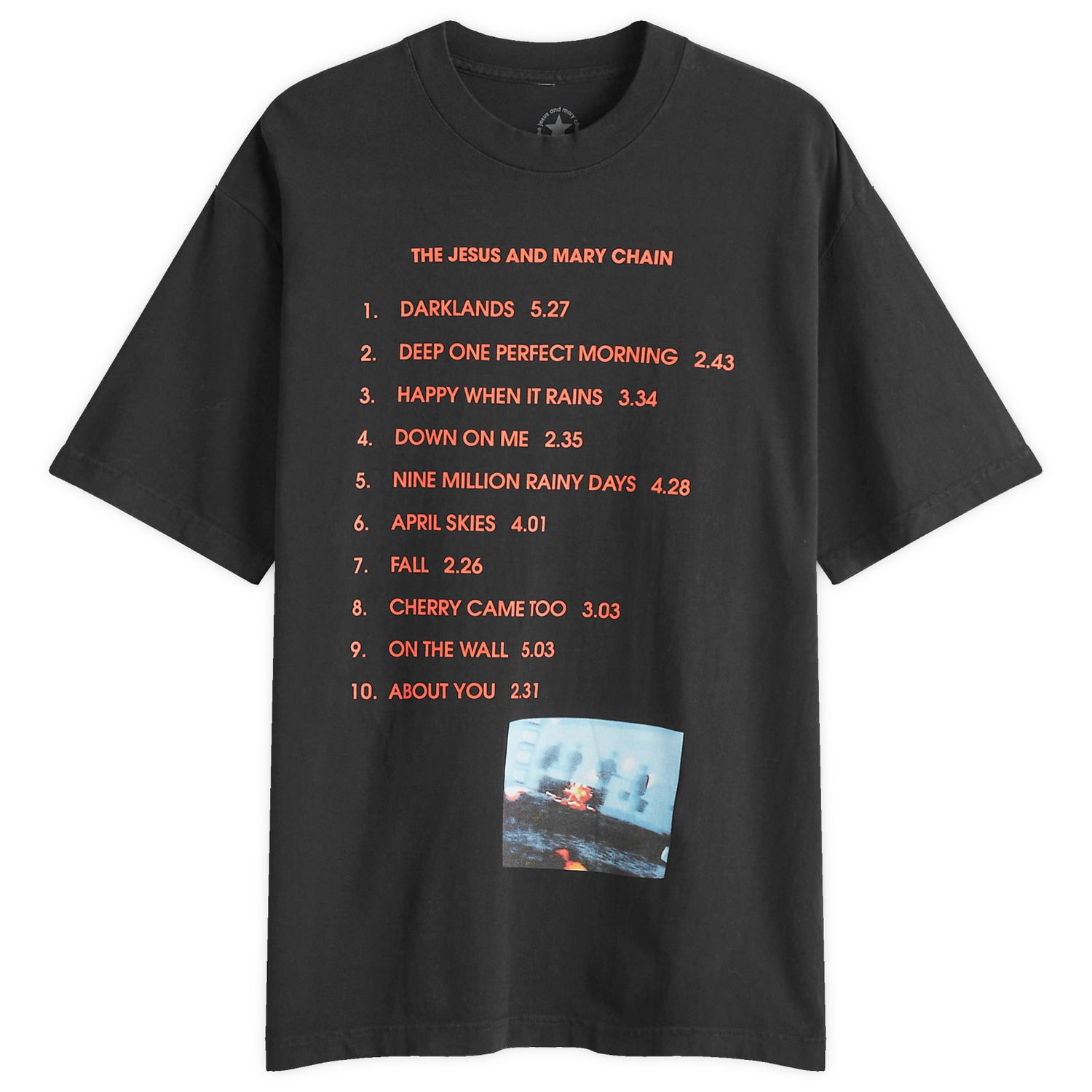 Majica Pleasures Darklands T-Shirt Črna | P24F076-BLK, 0