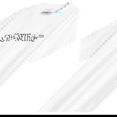 Majica Off-White Bookish Skate T-Shirt Bela | OMAA120C99JER0080110, 0