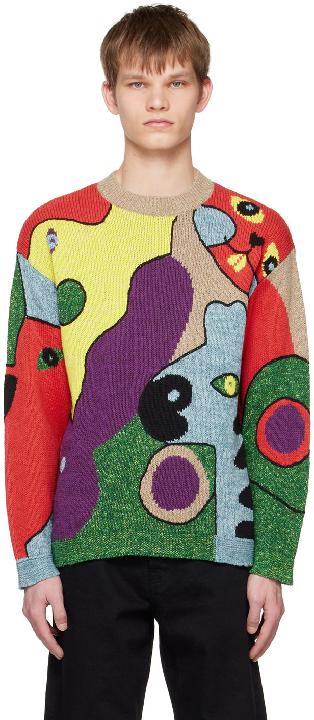 Pleteni pulover KENZO Paris Večbarvna | FD55PU3653CF, 0