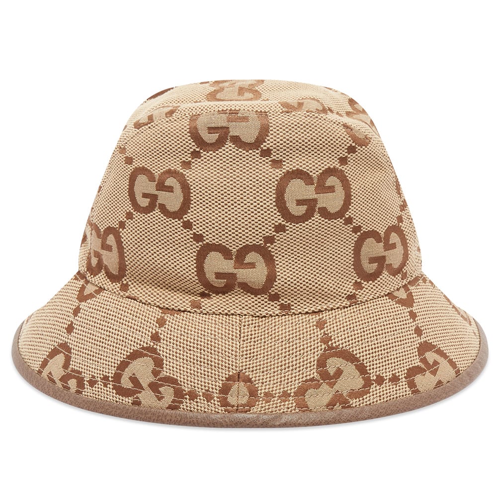 Klobuk Gucci Jumbo GG Jaquard Bucket Hat Bež | 681256-3HAGJ-2564, 0