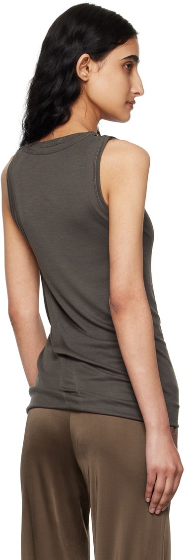 Majica brez rokavov Helmut Lang Convertible Tank Top Siva | O04HW508, 2