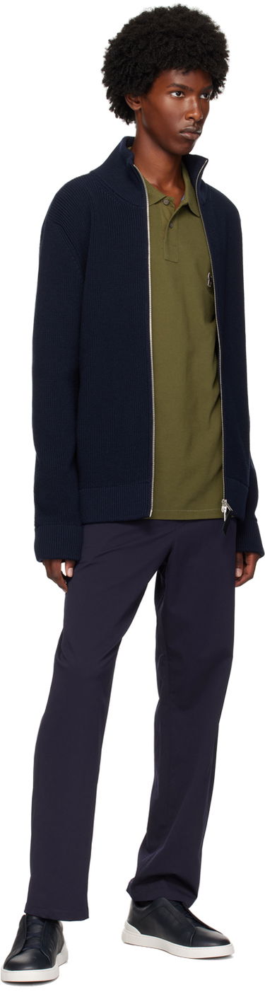 Polo majica Paul Smith PS Paul Smith Zebra Long Sleeve Polo Zelena | M2R-115LZ-N20067-36E, 3