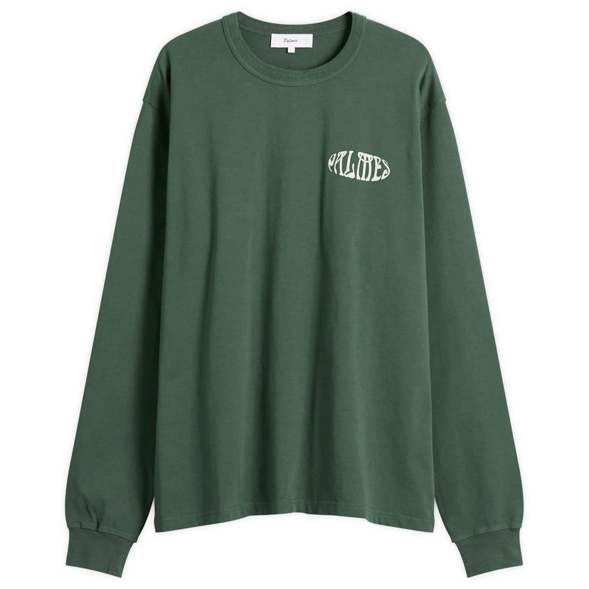Majica Palmes Angels Long Sleeve T-Shirt Zelena | P15-0034-777