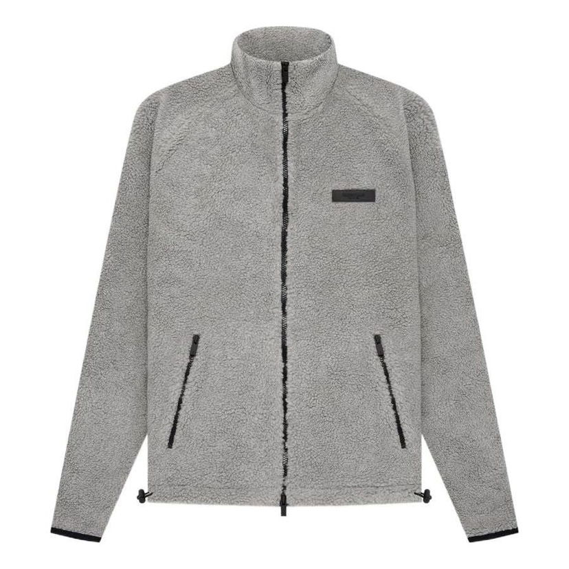 Pleteni pulover Fear of God Polar Fleece Full Zip Jacket Siva | FOG-SS22-039