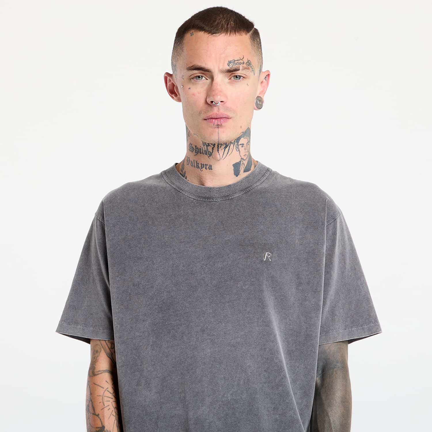 Majica Represent Clo REPRESENT Metal Initial R T-Shirt Siva | MLM100235-47, 1