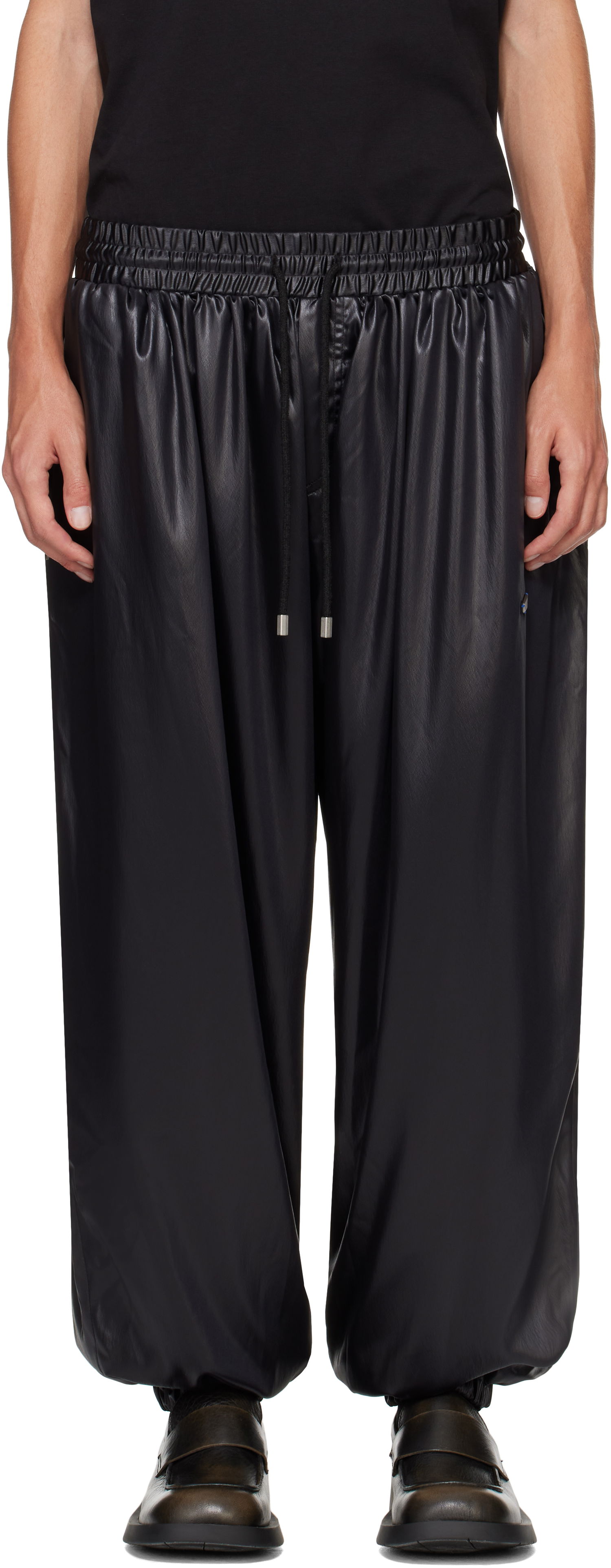 Hlače ADER ERROR Black Elasticated Waistband Trousers Črna | BN01FWBT0103BK, 0