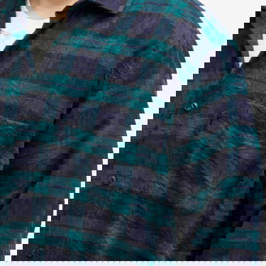 Srajce YMC Curtis Check Shirt Zelena | P2XMI-40, 5