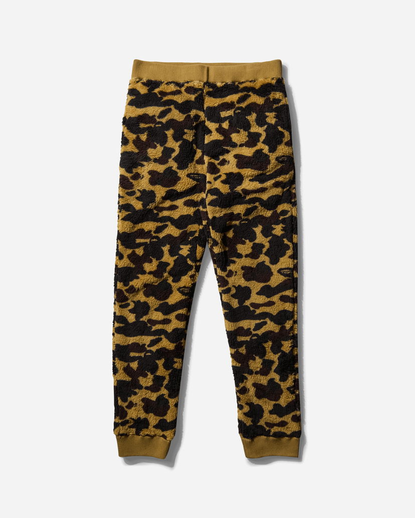 Trenirka BAPE A Bathing Ape 1st Camo Boa Sweatpants Rjava | 1E80152016 001