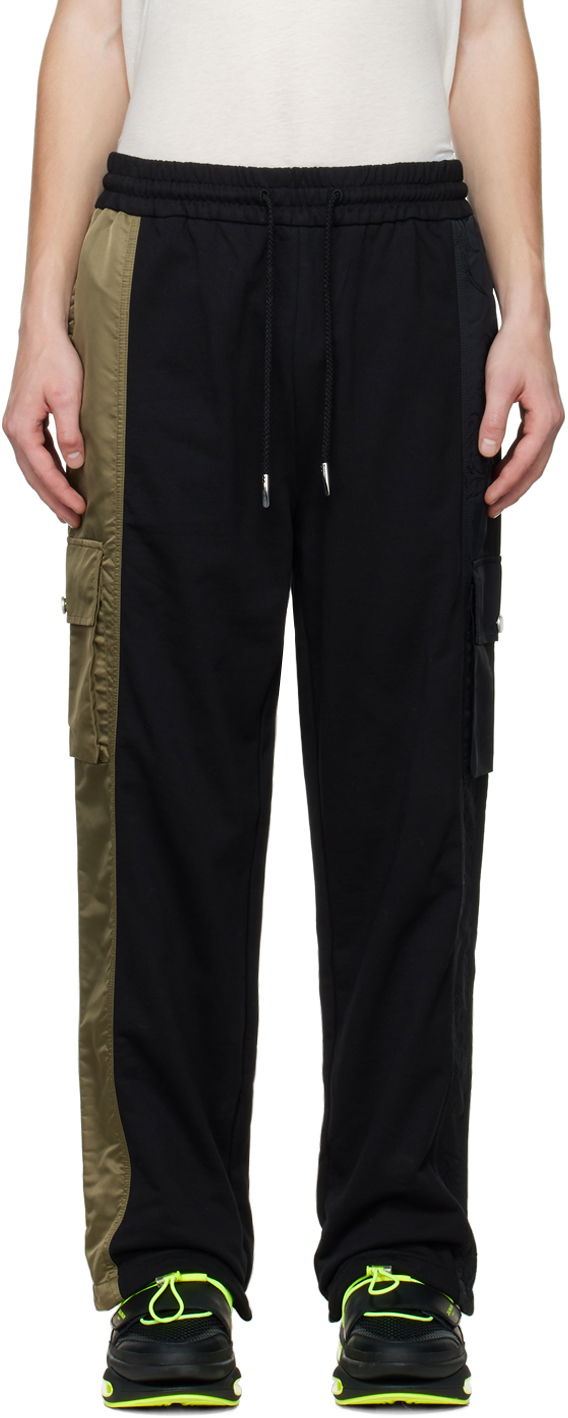 Cargo hlače Feng Chen Wang Feng Chen Wang Contrast Cargo Pants Črna | FMF14TR12