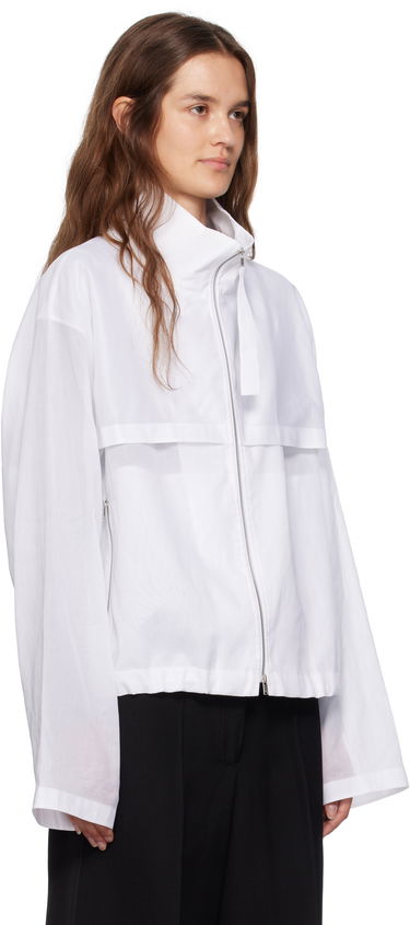 Jakna Jil Sander Jil Sander Cotton Muslin Zip Up Jacket Črna | J01SW0009_J45014, 4