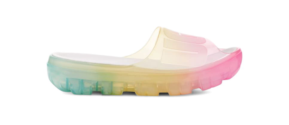 Superge in čevlji UGG Jella Clear Watercolors Slide "Rainbow Blend" W Večbarvna | 1139750-RBND, 0