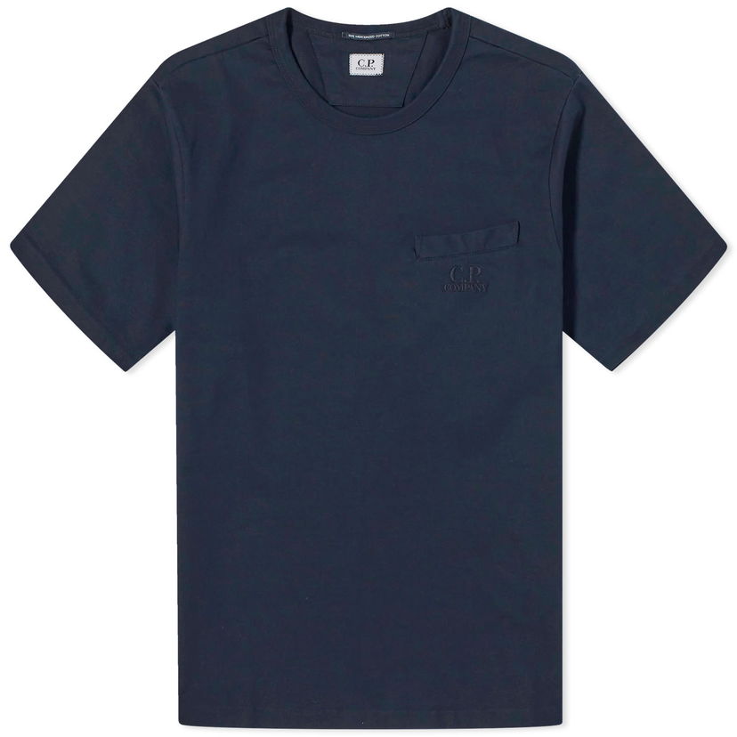 Majica C.P. Company 30/2 Mercerized Jersey Twisted Pocket T-Shirt Mornarica | CMTS123A-006203W-888