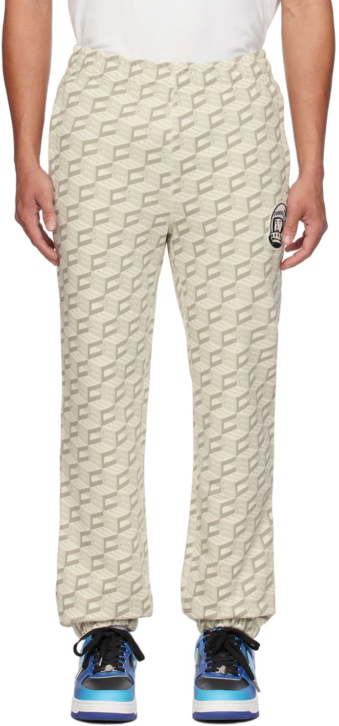 Trenirka BILLIONAIRE BOYS CLUB Billionaire Boys Club Printed Sweatpants Bež | B23110