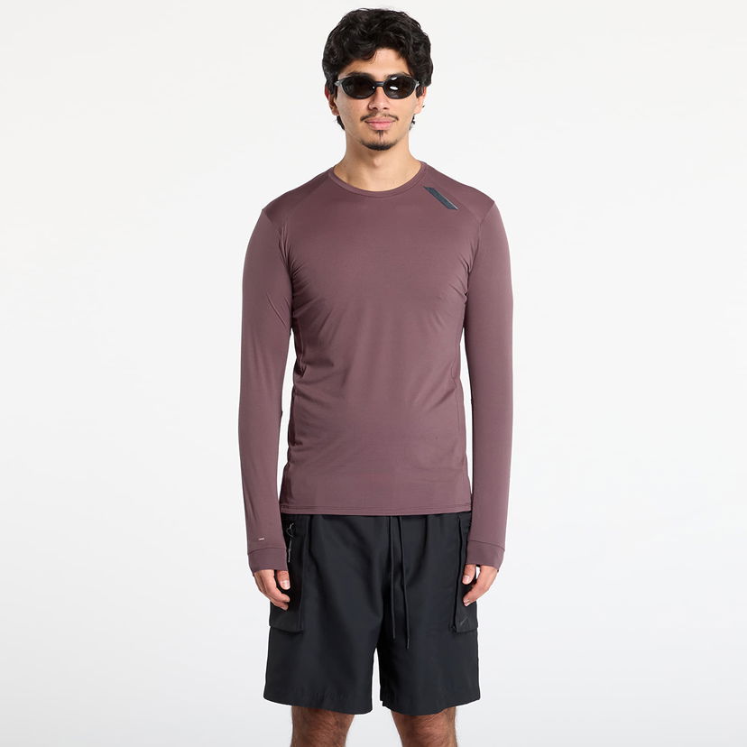 Majica Soar Running Long Sleeve Tech Top Bordo | AW25-SLS4M-DKGRE