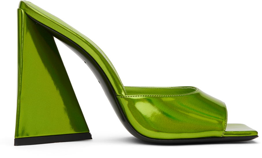 Modni dodatki The Attico Attico Devon Mules Zelena | 236WS000 E086, 0