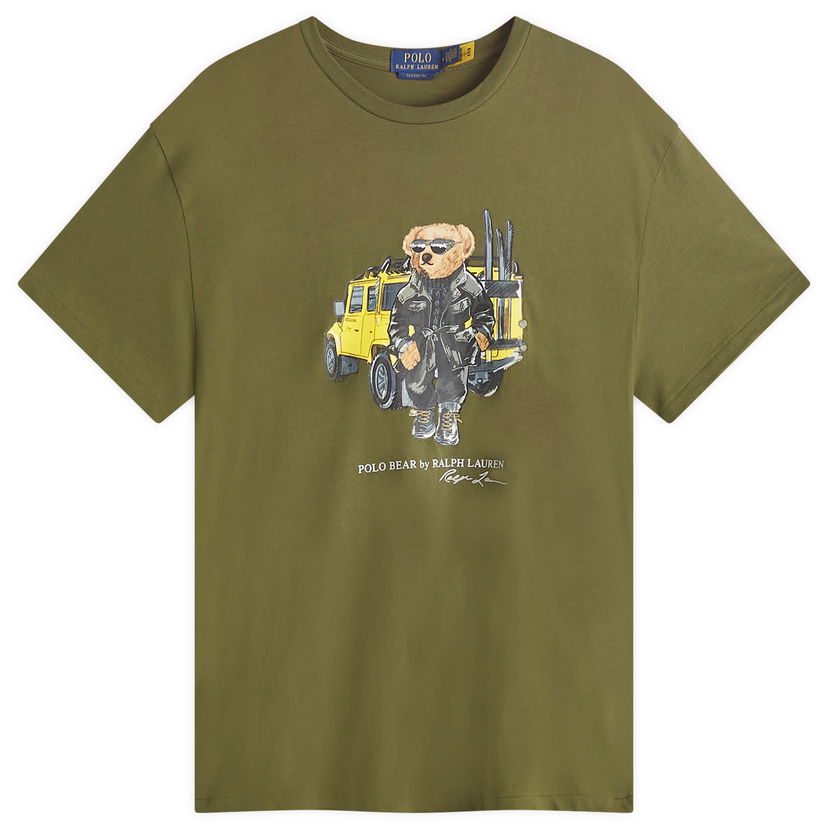 Majica Polo by Ralph Lauren Defender Bear Graphic T-Shirt Zelena | 710854497042