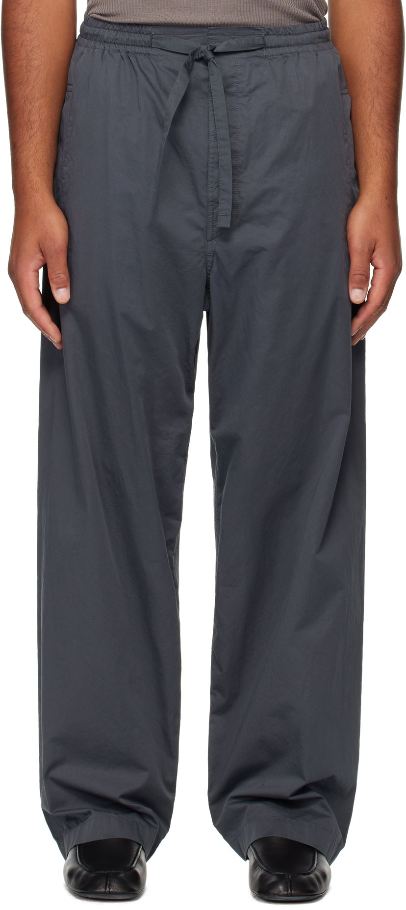Hlače LEMAIRE Lemaire Pyjama Trousers Siva | PA1211 LF1207