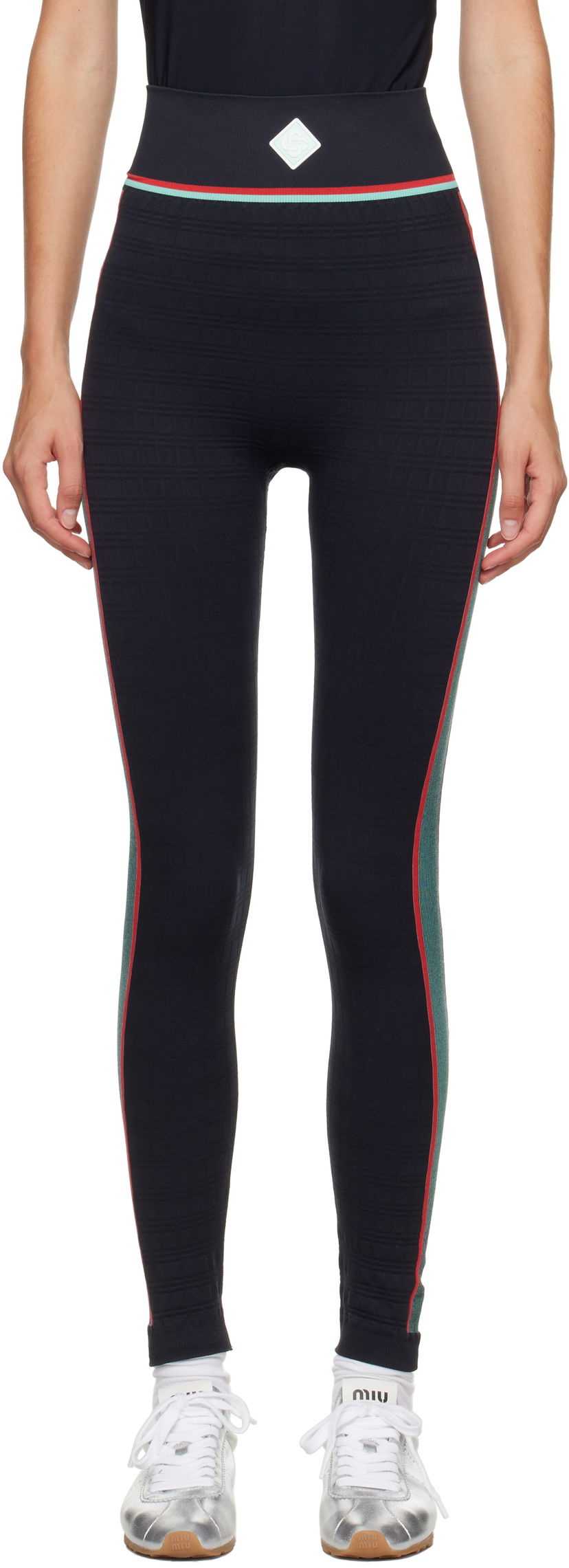 Pajkice Casablanca Casablanca Seamless Sport Leggings Večbarvna | WPF25-ACT-030-01