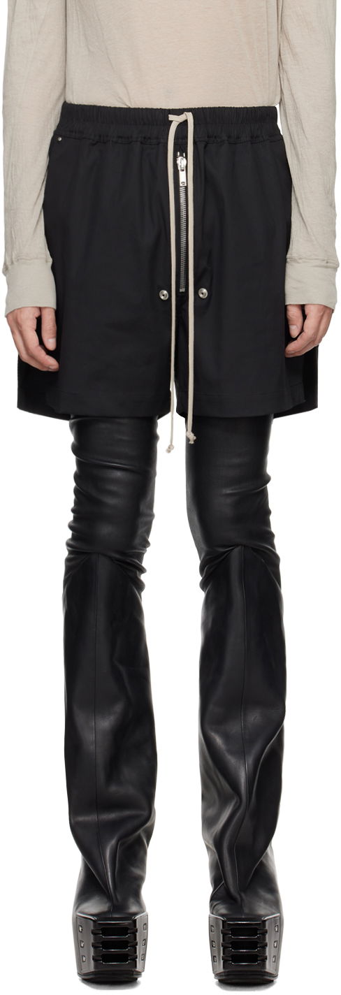 Kratke hlače Rick Owens Bela Shorts Črna | RU01D3391 TE