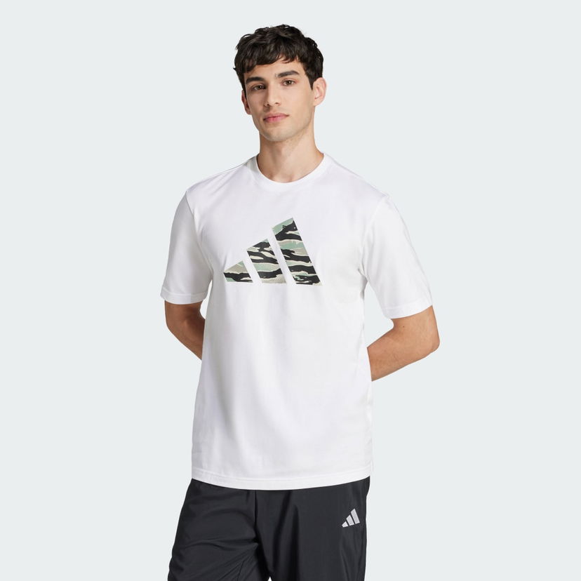 Majica adidas Performance Camo Graphic T-Shirt Bela | JI6770
