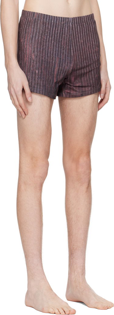 Kopalke Serapis Serapis Aub Stripes Swim Shorts Rjava | SS25_SWS_3, 1