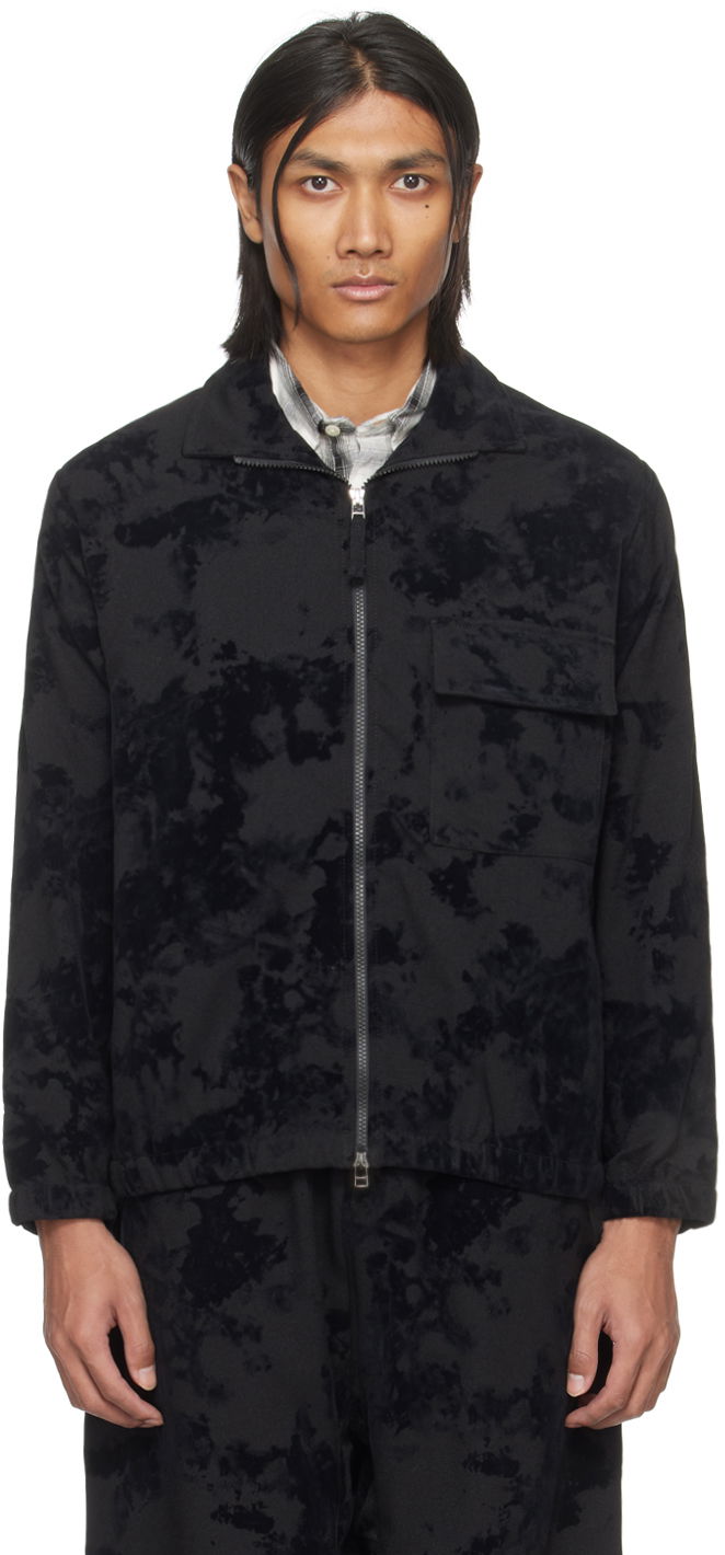 Vetrovka Universal Works Universal Works K Track Jacket Črna | P2910, 0