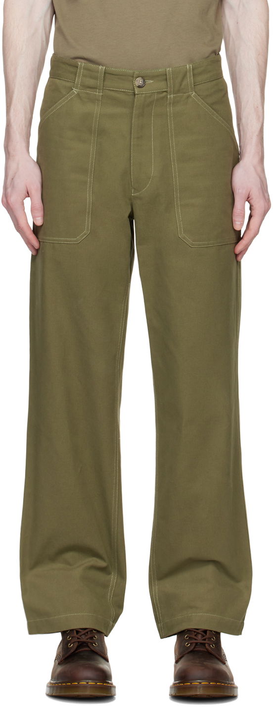 Hlače in kavbojke A.P.C. Khaki Sidney Zelena | COGBJ-H08422, 0