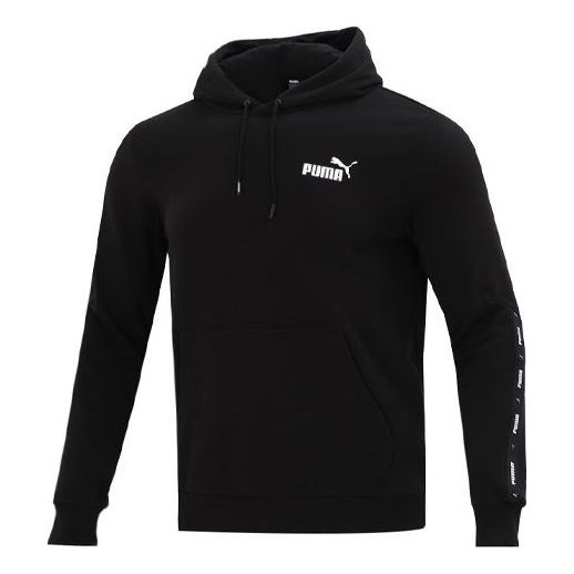 Pulover Puma Sportswear Tape Black Hoodie Črna | 849590-01