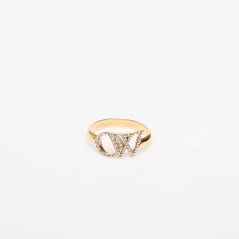 Prstan Off-White Off-White OW Ring with Rhinestones Rumena | OWOC11AC99MET0017672