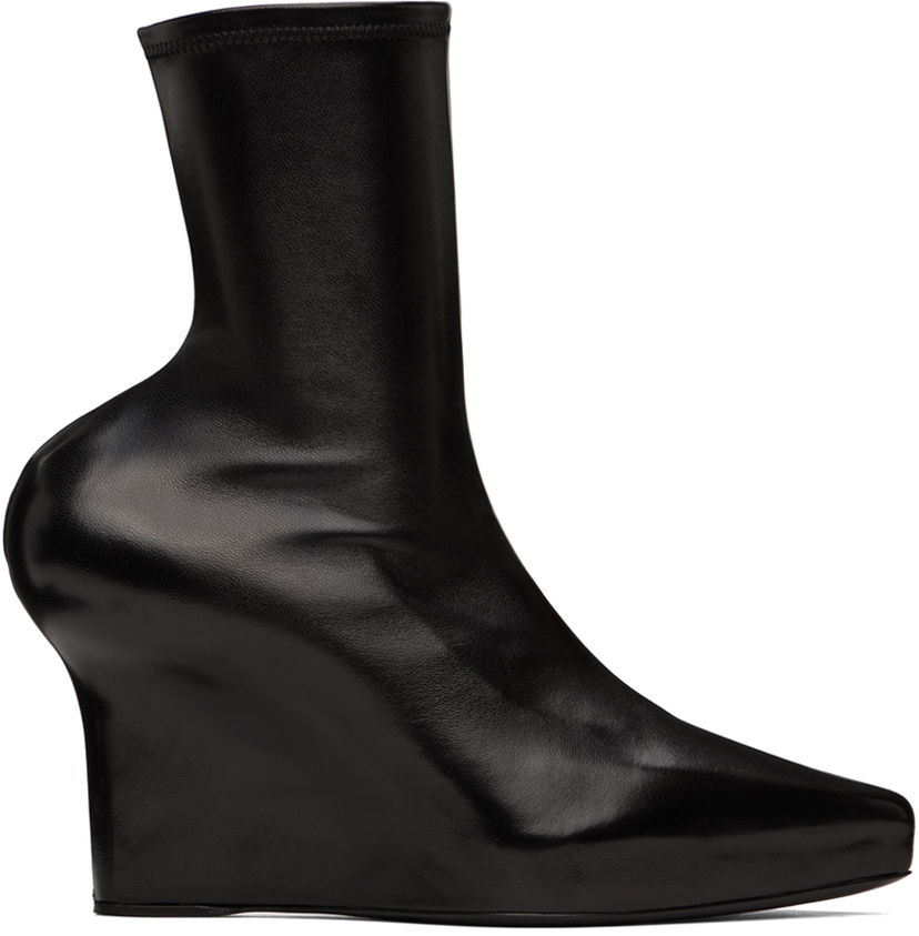 Superge in čevlji Givenchy Givenchy Wedge Ankle Boots Črna | BE603YE1J5001