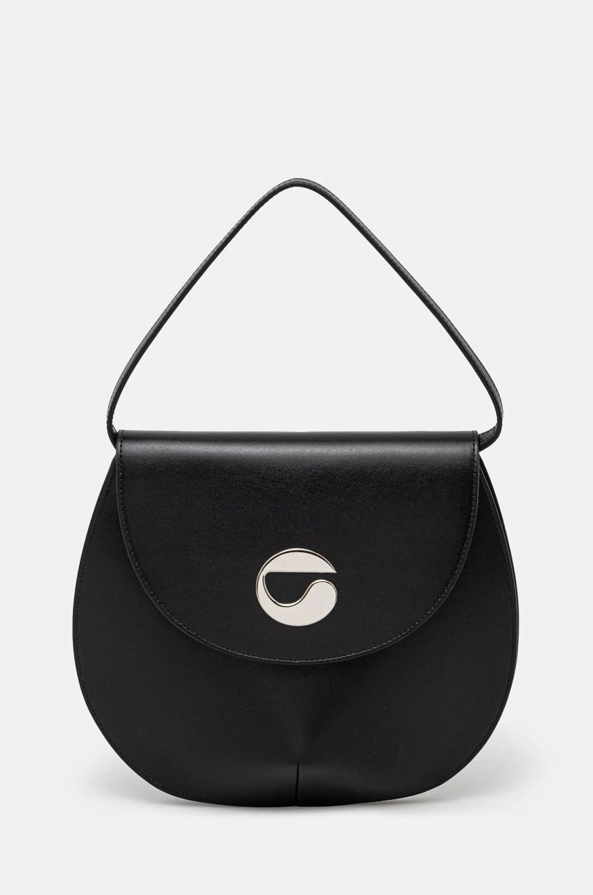 Torbica Coperni Coperni U.F.O. Leather Handbag Črna | COPBA34405, 0