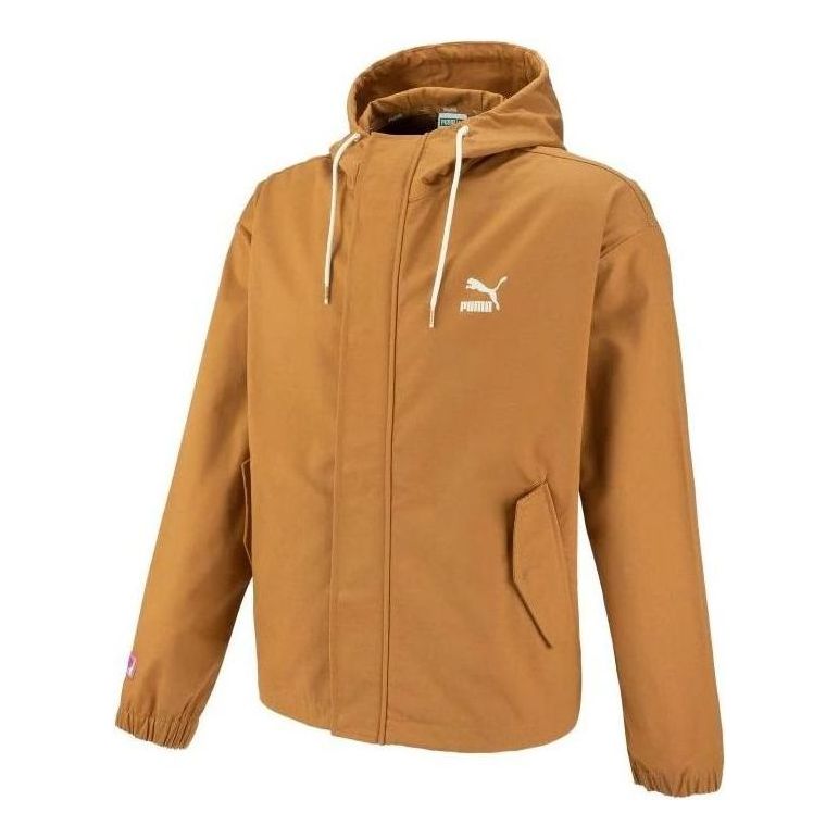 Vetrovka Puma Windbreaker Hooded Jacket Rumena | 537523-74