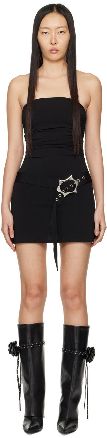 Obleke Miaou Miaou Alisha Mini Dress Črna | 5046VISBLK