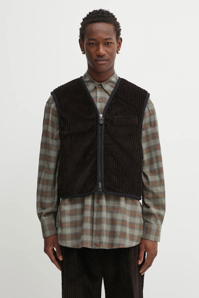 Telovnik OUR LEGACY Our Legacy Corduroy Vest Črna | M4251TP