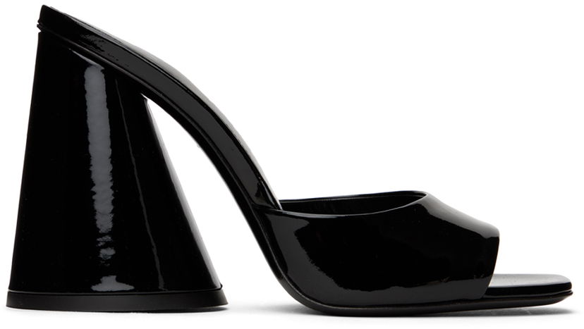Modni dodatki The Attico Attico Luz Heeled Mules Črna | 236WS502 L002