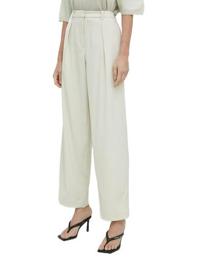 Hlače Samsoe Samsoe Zuri Elasticated Trousers Bež | F23100049