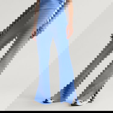 Hlače adidas Performance ALL SZN Soft Lux Flared Pants Modra | JV9881, 0