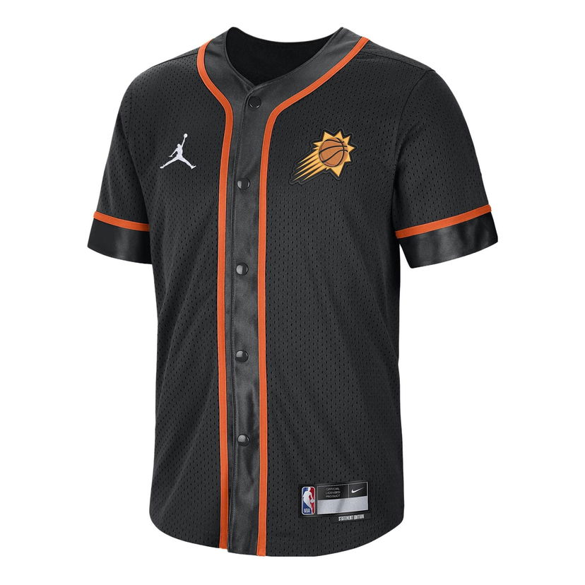 Dres Jordan Phoenix Suns Statement Edition Short-Sleeve Top Črna | DZ0431-010