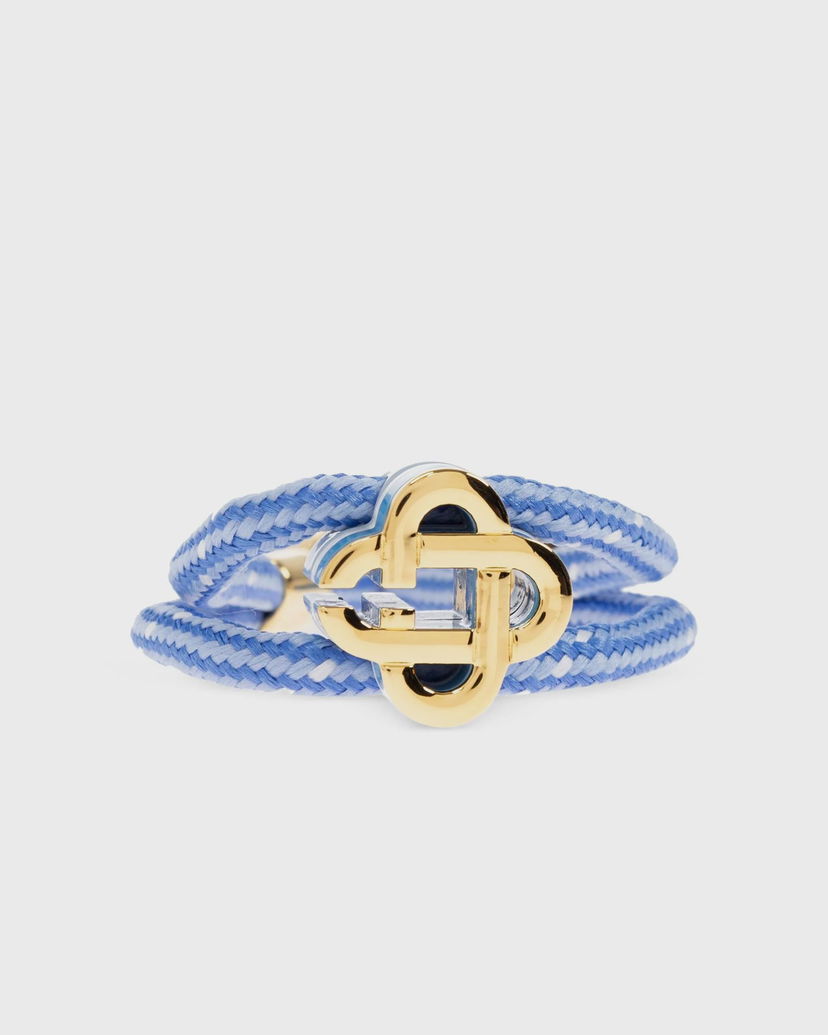 Zapestnica Casablanca Cord Bracelet with Clover Clasp Modra | APF25-JW-294-03