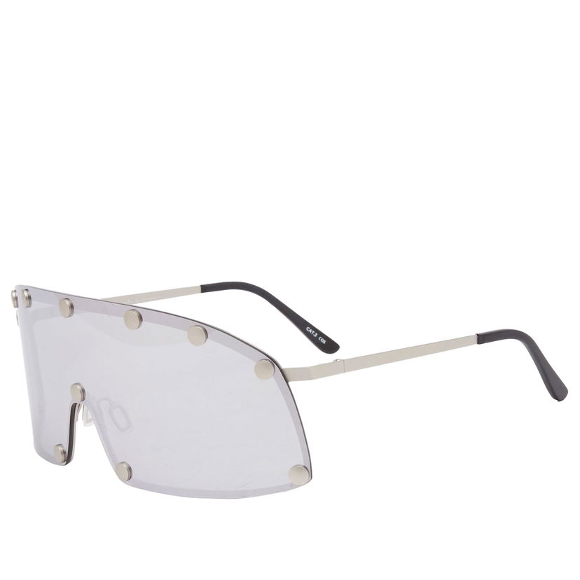 Sončna očala Rick Owens Rick Owens Shielding Sunglasses Kovinski | RG0000001-GSILV-1818