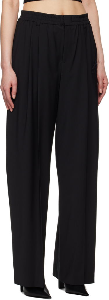 Hlače Alexander Wang Alexander Wang Tropical Wool Balloon Trousers Črna | 1WC2254811, 1