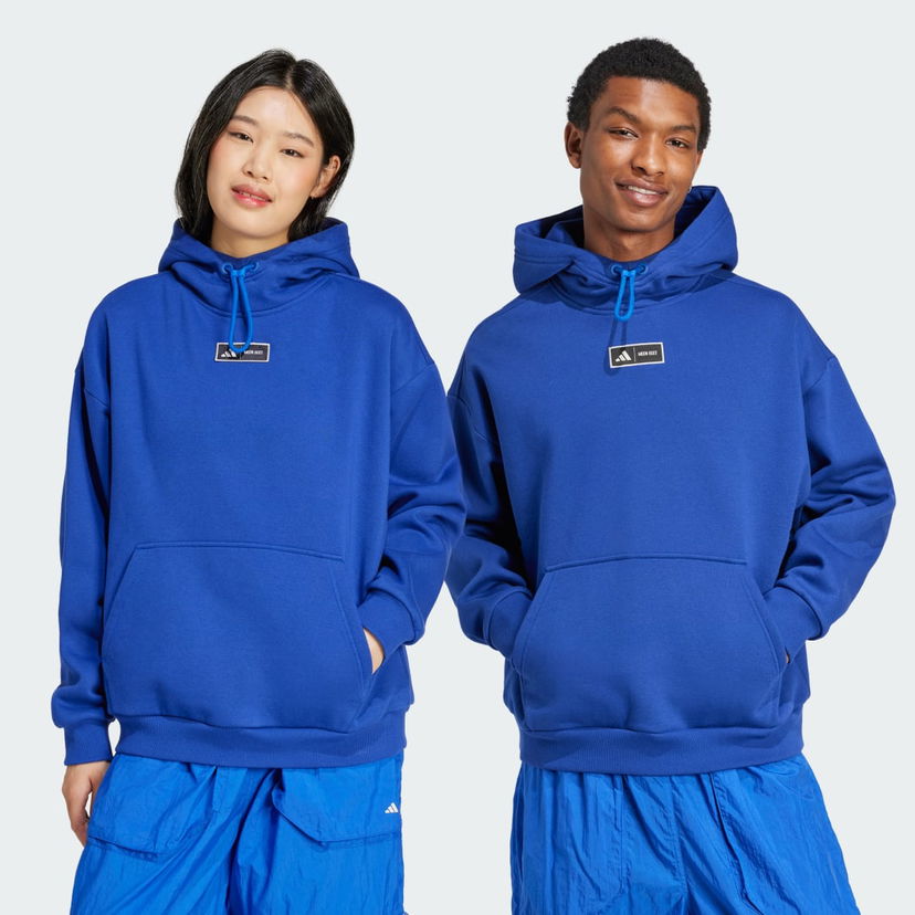 Pulover adidas Performance MOON BOOT x Blue Hoodie Modra | IY8045